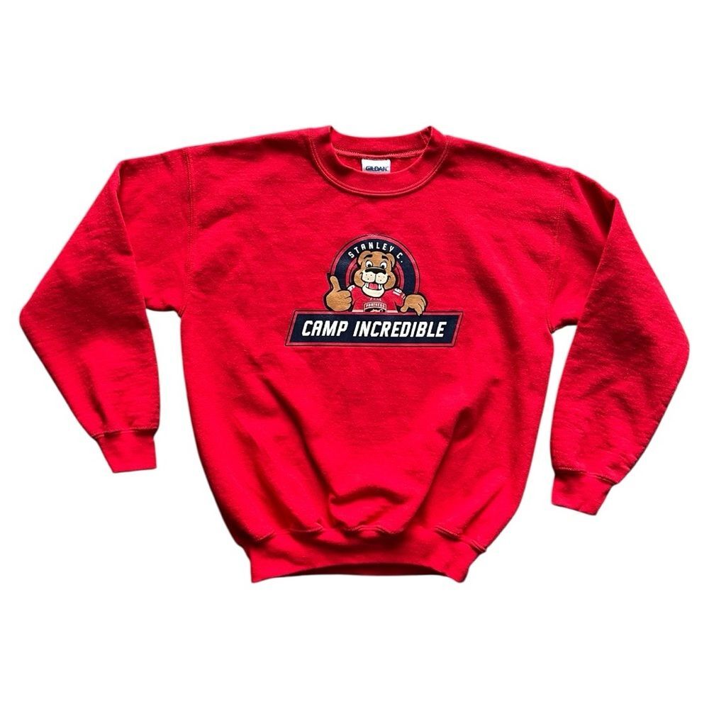 Florida Panthers Stanley C Camp Incredible Child Medium NHL Hockey Champions Red